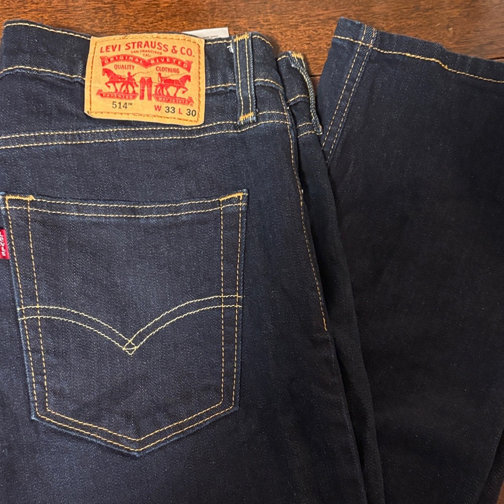 Levi's 514 Indigo Denim Jeans